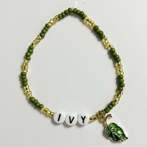 Taylor Swift Eras Tour Friendship Bracelet Ivy Evermore with Charm